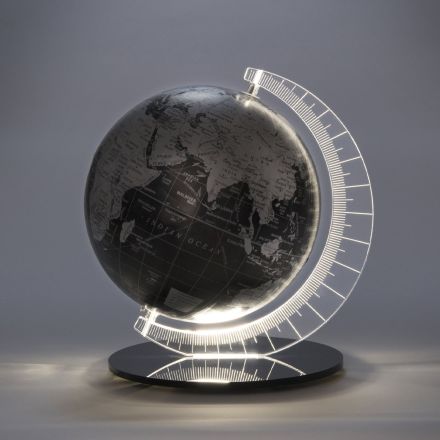 Globo luminoso de mesa em Plexiglass Design Made in Italy - Mappondo Viadurini