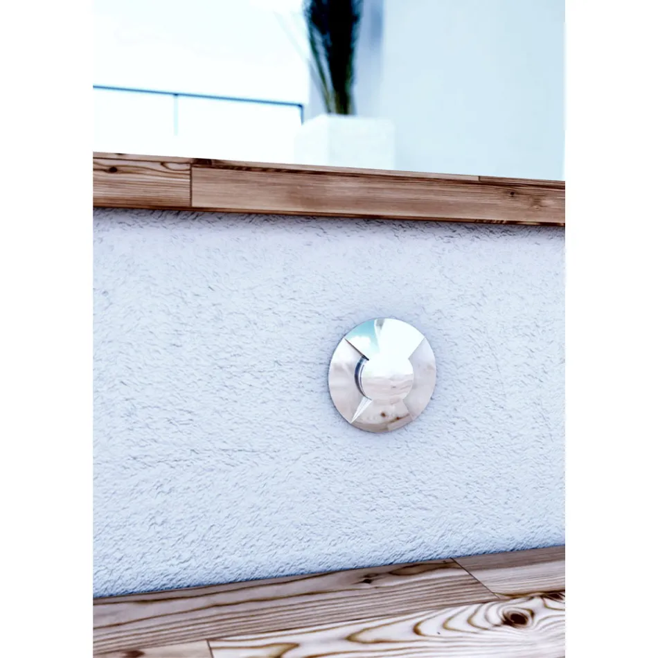 Refletor LED embutido para exterior marcador em aço inoxidável 4 peças - losango Viadurini