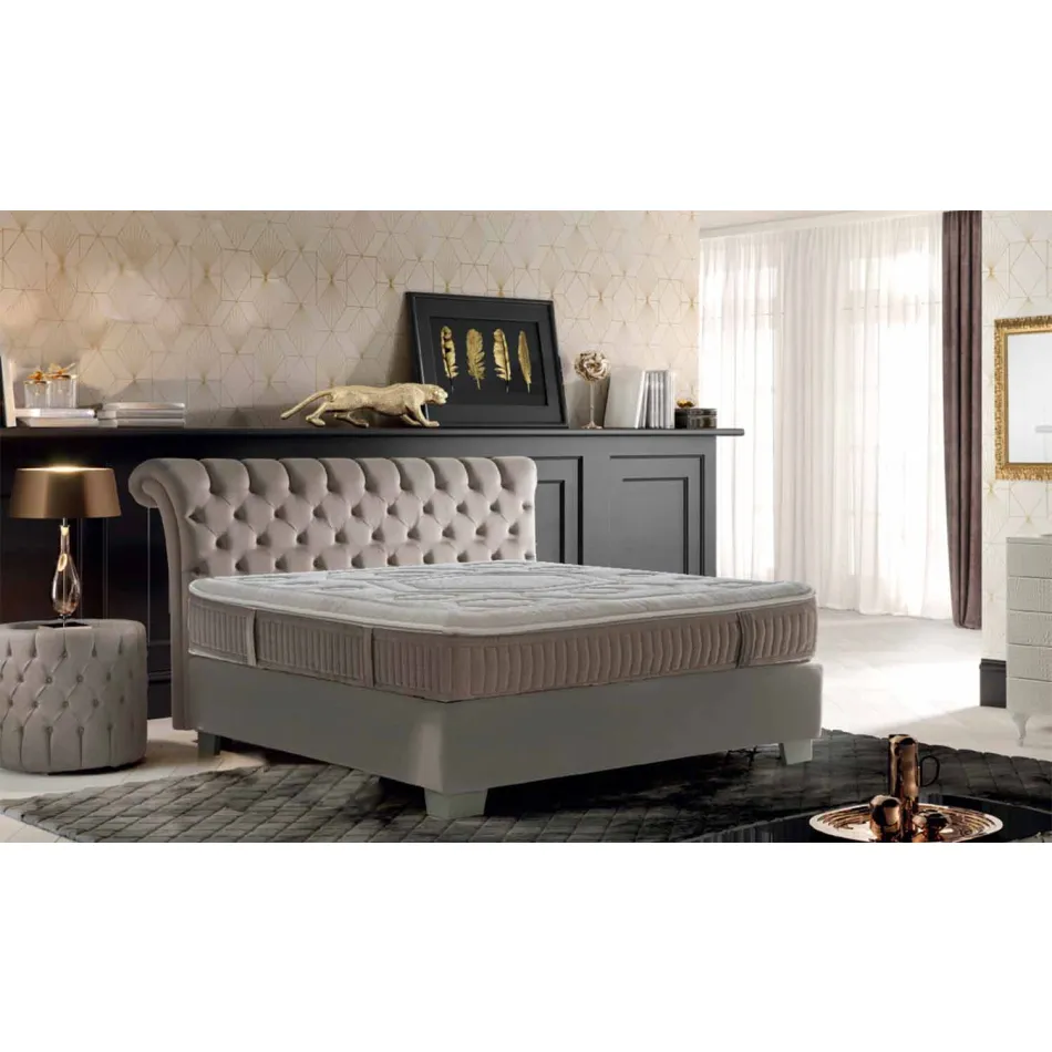 Colchão duplo vitamínico Memory 25 cm de altura Fabricado em Itália - Laranja Viadurini