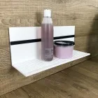 Prateleira de parede Corian branca L 35 ou L 60 cm Fabricado na Itália Qualidade - Elono Viadurini