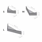 Design de prateleira de parede em madeira compensada e metal com cabide - Berema Viadurini