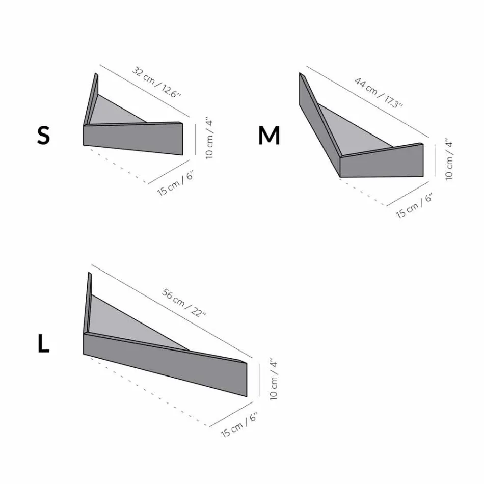 Design de prateleira de parede em madeira compensada e metal com cabide - Berema Viadurini
