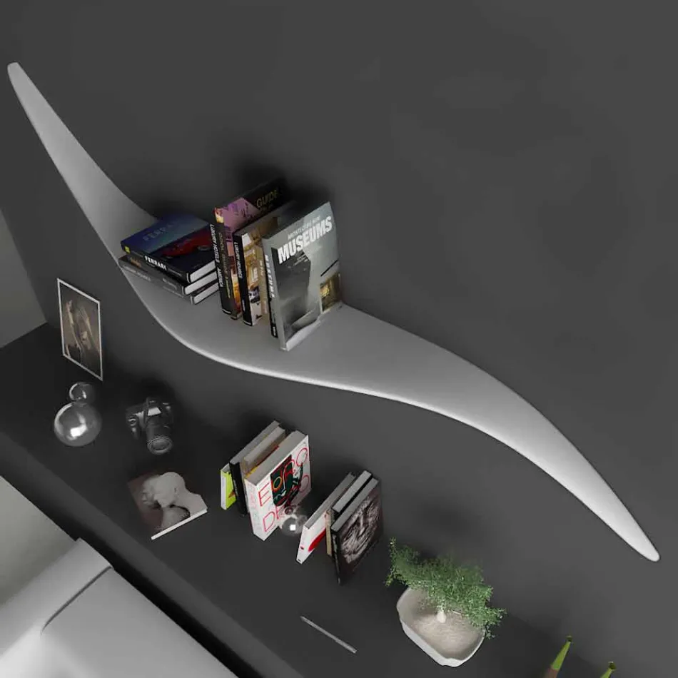 Prateleira de design moderno feita na Itália, Tuscania Viadurini