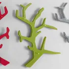 Prateleira de parede de acrílico com ganchos para casacos feitos na Itália - néon Viadurini