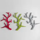 Prateleira de parede de acrílico com ganchos para casacos feitos na Itália - néon Viadurini