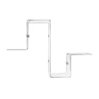 Prateleira para objetos de plexiglass transparente fabricada na Itália - Mufasa Viadurini