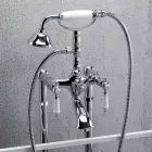 Misturador Coluna para Banheira com Chuveiro em Latão Made in Italy - Shelly Viadurini