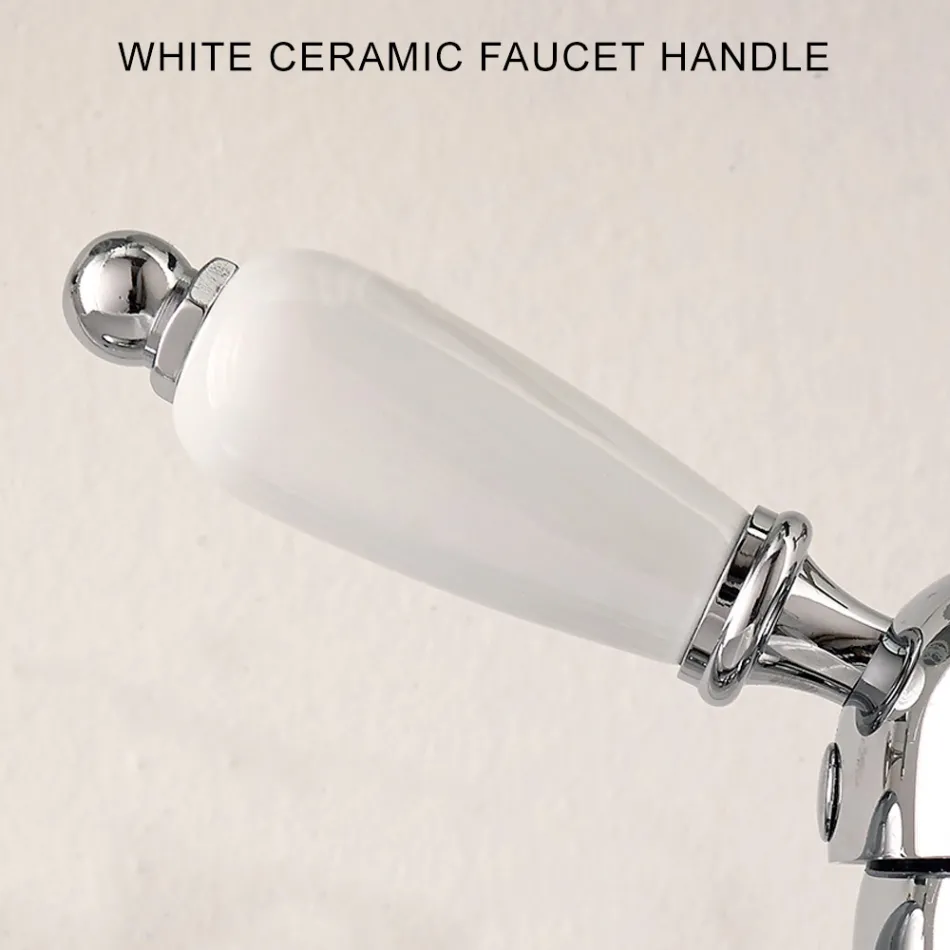 Misturador para bidé estilo clássico em latão artesanal com alavanca - Noriana Viadurini