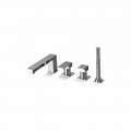 Made in Italy Design Latão Misturador para banheira com 4 furos - Panela