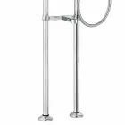 Misturador de piso clássico para banheira feito em latão italiano - Omidio Viadurini