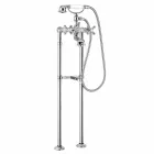 Misturador Clássico para Banheira de Piso em Latão Made in Italy - Panico Viadurini