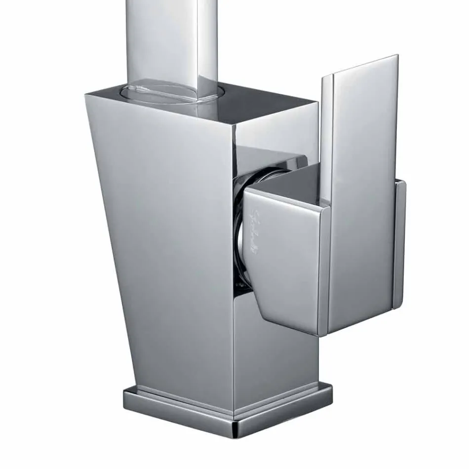 Misturador com Bica Ajustável para Lavatório em Latão Made in Italy - Álibi Viadurini