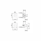 Misturador de duche com desviador de 5 vias Made in Italy - Sika Viadurini