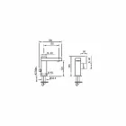 Misturador para lavatório com alavanca lateral da Made in Italy Design - Panela Viadurini