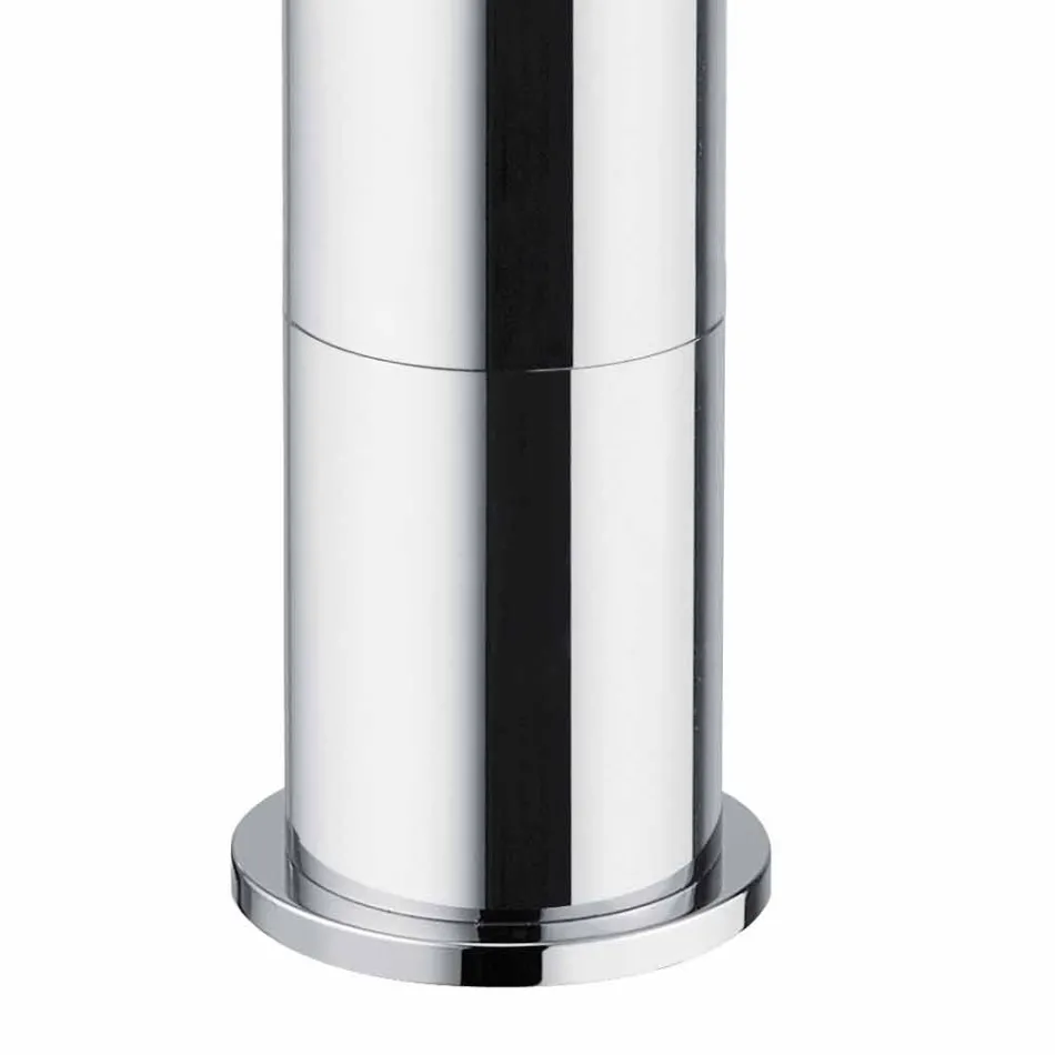 Misturador para lavatórios em latão cromado sem ralo Made in Italy - Ermia Viadurini