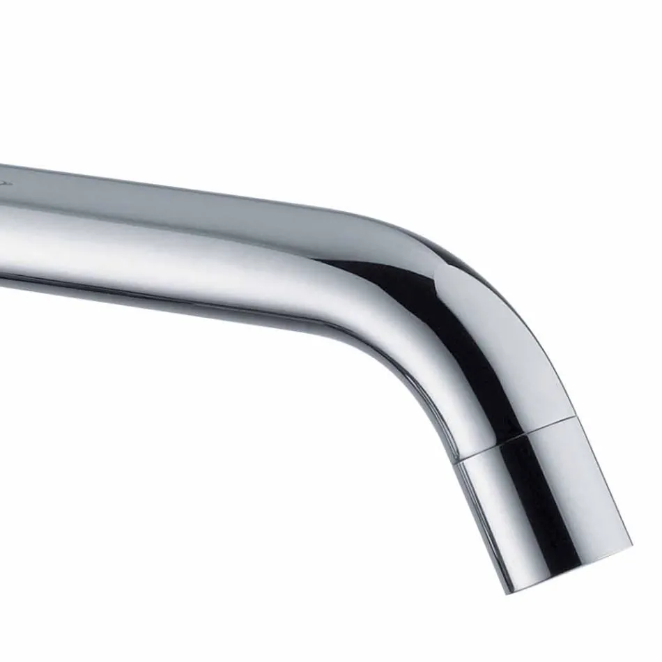 Misturador para lavatório com bico 200 mm Distância ao centro em latão Made in Italy - Liro Viadurini