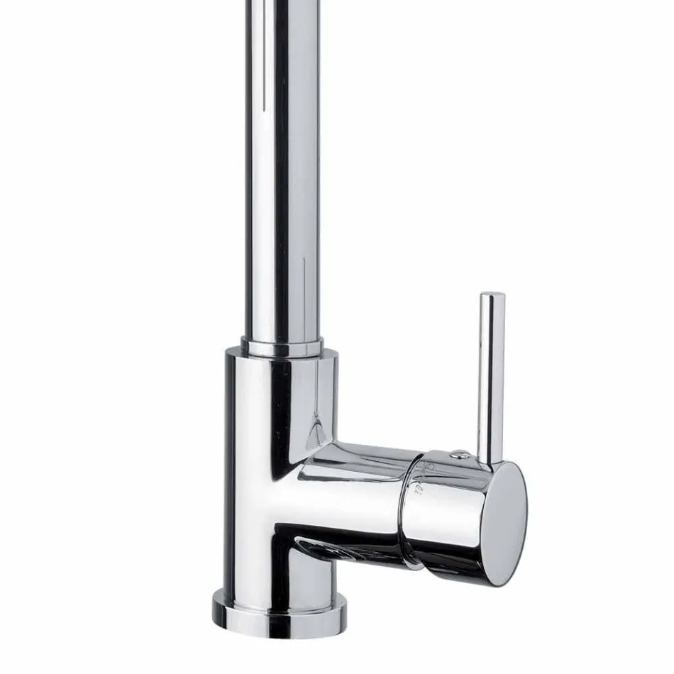 Misturador para pia de cozinha de latão ajustável com mola Made in Italy - Keope Viadurini