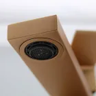 Misturador para lavatório moderno com design quadrado de latão cromado ou colorido - Zago Viadurini