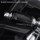 Misturador para lavatório artesanal de latão estilo tradicional com alavanca - Noriana Viadurini