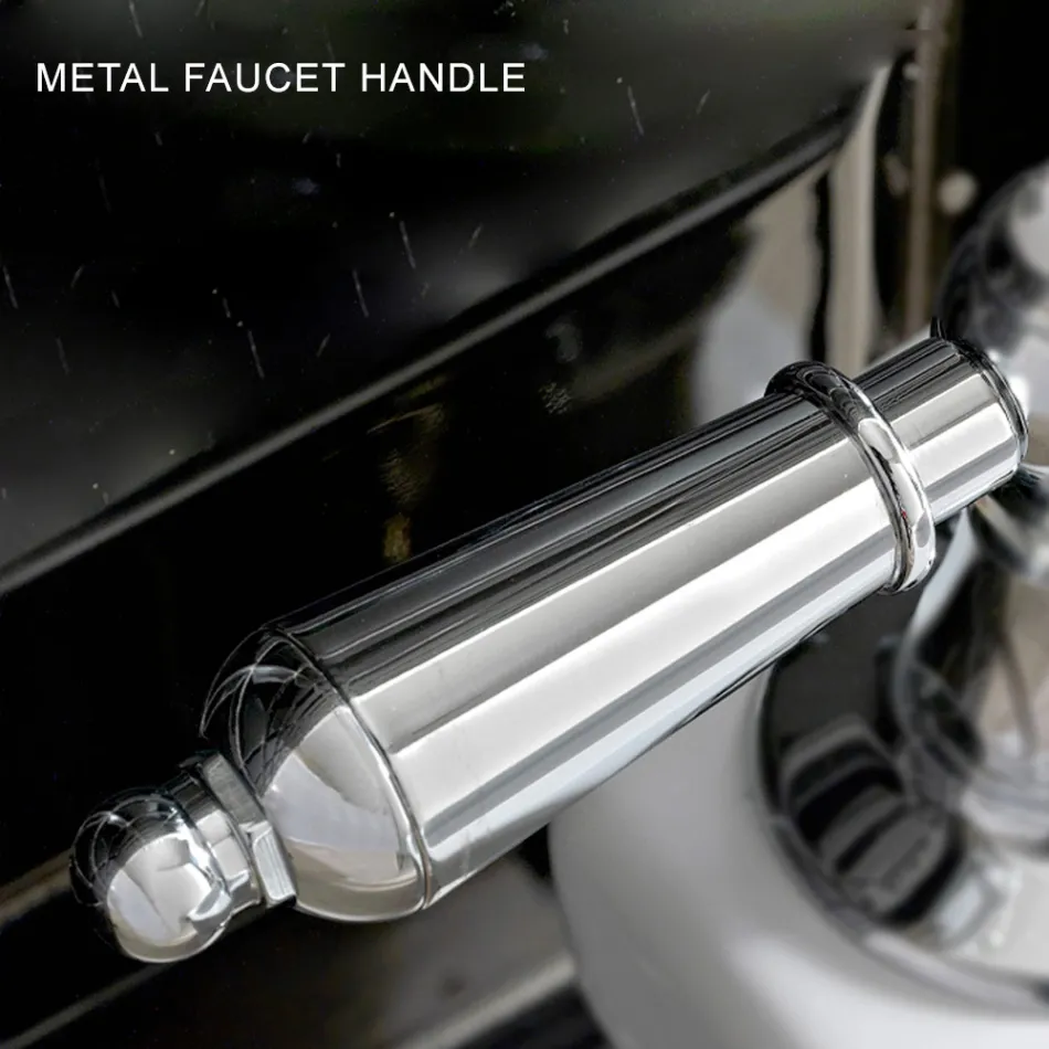 Misturador para lavatório artesanal de latão estilo tradicional com alavanca - Noriana Viadurini