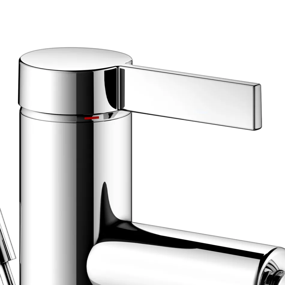 Misturador monocomando para bidé design clássico latão cromado - artemísia Viadurini