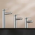 Misturador Monocomando de Design Moderno para Lavatório em Metal - Zanio Viadurini