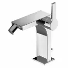 Misturador monocomando moderno para bidé em metal com ralo - Etto Viadurini