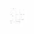 Made in Italy Design Misturador para lavatório de cozinha monocomando - Bonsu Viadurini