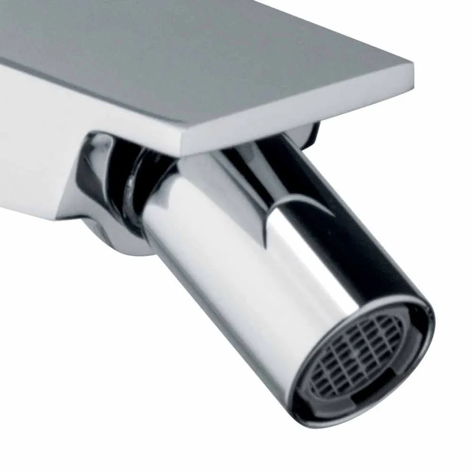 Misturador para bidê com ralo de acabamento cromado Fabricado na Itália - Galla Viadurini