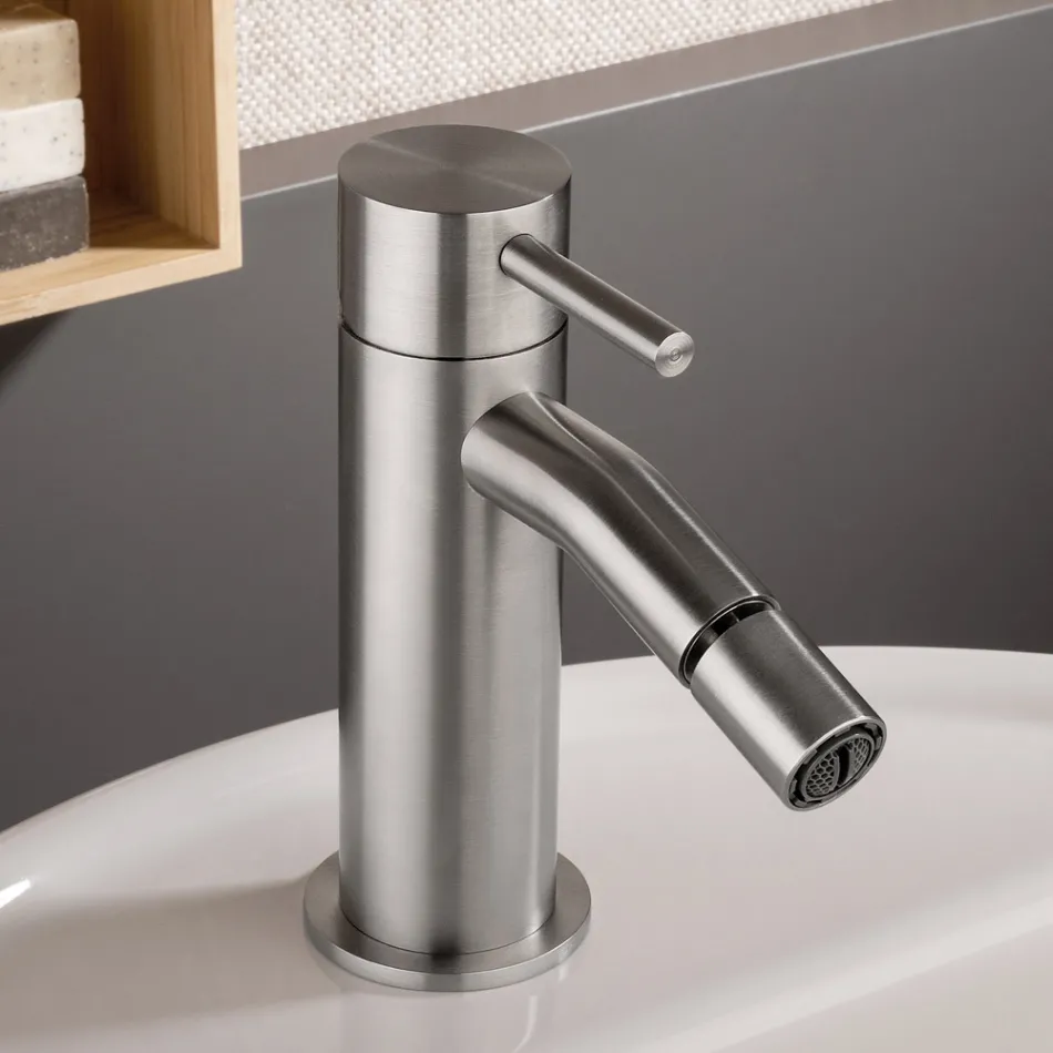 Misturador para bidé sem dreno em aço AISI 316L - Artigli Viadurini