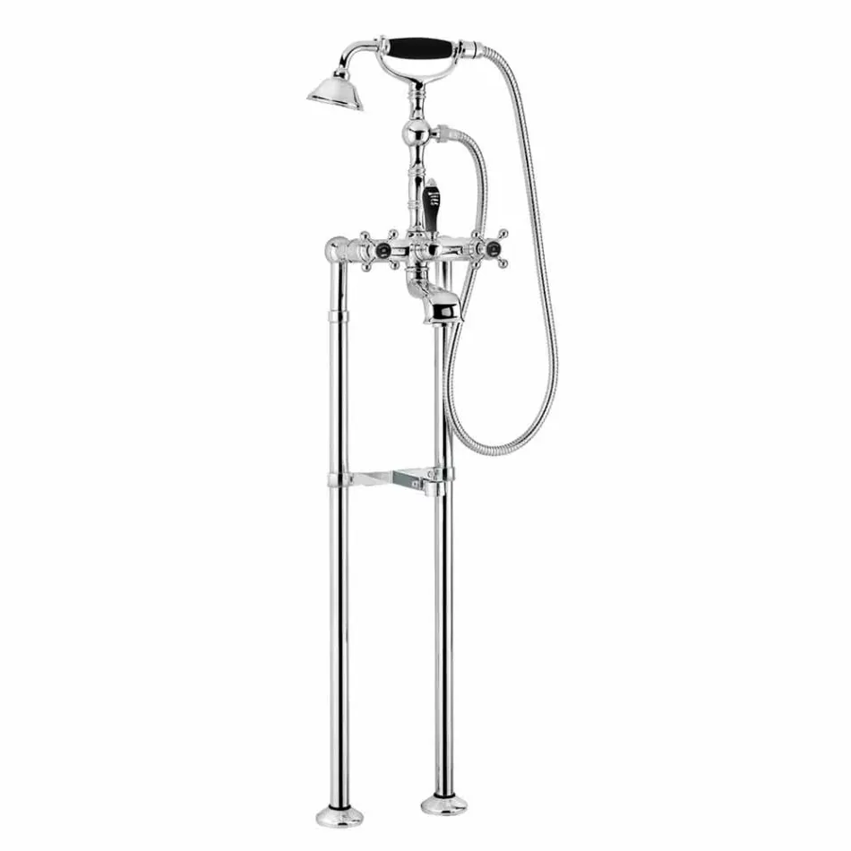 Misturador para banheira de latão clássico feito na Itália - Eripio Viadurini