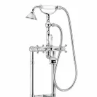 Misturador para banheira de latão clássico feito na Itália - Eripio Viadurini