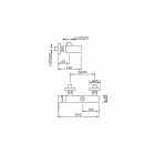 Misturador para duche com ligação à coluna Made in Italy - Panela Viadurini