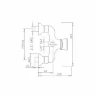 Misturador Design para Chuveiro Externo em Latão Fabricado na Itália - Neno Viadurini