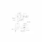 Misturador para pia de banheiro de latão com 3 furos feito na Itália - Binsu Viadurini
