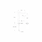 Made in Italy Design Latão Misturador para pia de banheiro - Besugo Viadurini