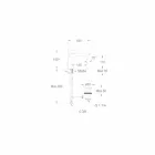 Misturador moderno para pia de banheiro de latão feito na Itália - Besugo Viadurini