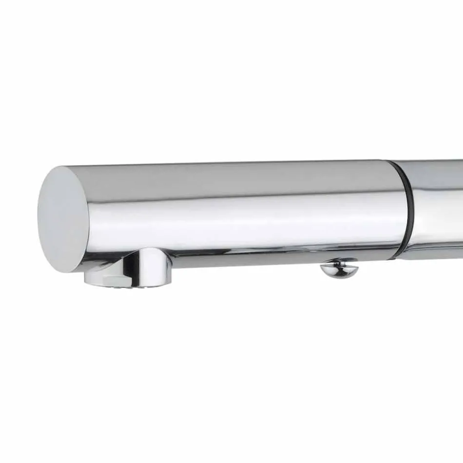 Misturador para lavatório com chuveiro de mão de 2 jatos em latão Made in Italy - Croma Viadurini