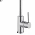 Misturador ajustável para pia de cozinha em aço inoxidável Made in Italy - Lilio Viadurini