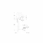 Made in Italy Design Misturador para lavatório de bancada em latão - Binsu Viadurini