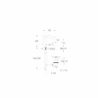 Misturador para lavatório de latão cromado feito na Itália - Filipo Viadurini