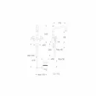 Misturador monocomando para lavatório em latão cromado Made in Italy - Binsu Viadurini