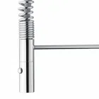 Misturador de bacia ajustável com mola de latão Made in Italy - Cardio Viadurini