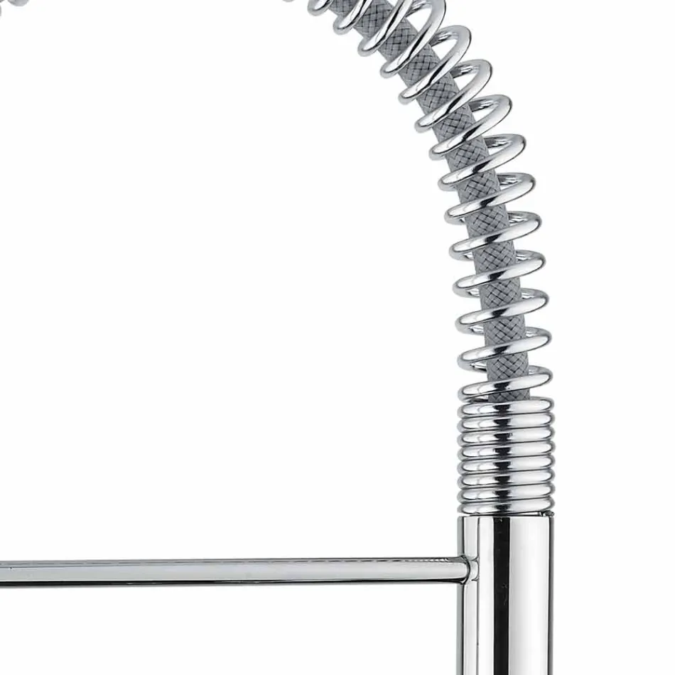 Misturador de bacia ajustável com mola de latão Made in Italy - Cardio Viadurini