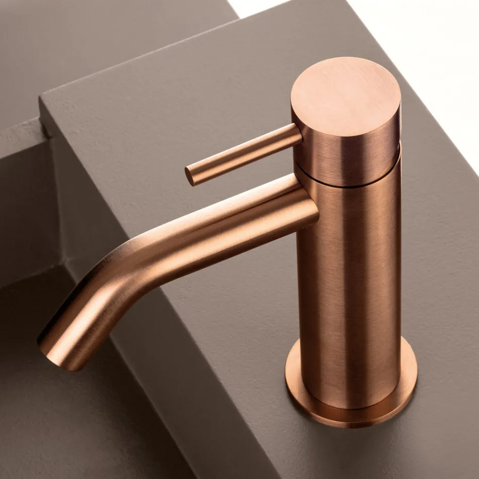 Torneira misturadora de pia sem resíduos em aço inoxidável AISI 316L - Artigli Viadurini