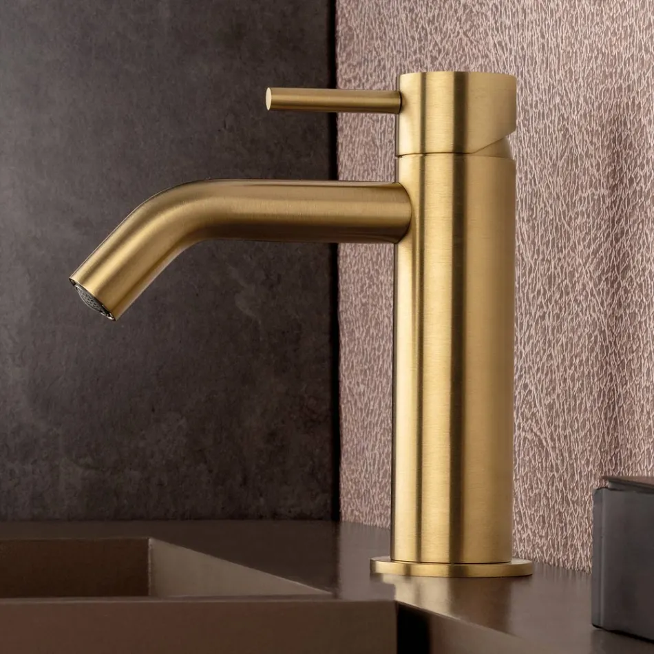 Torneira misturadora de pia sem resíduos em aço inoxidável AISI 316L - Artigli Viadurini