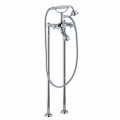Misturador de chão para banheira Design clássico em latão Made in Italy - Lisca