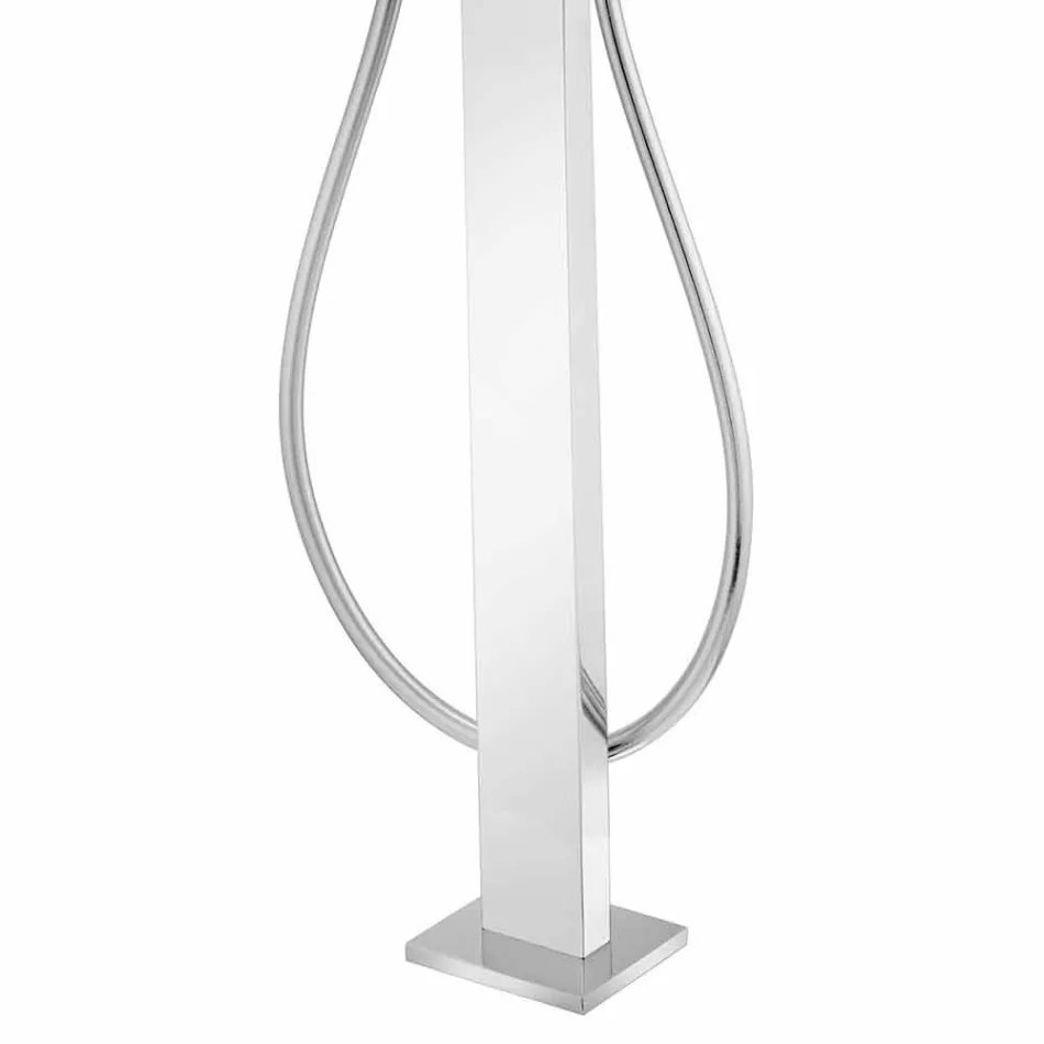 Misturador para banheira moderna com chuveiro de mão e mangueira flexível - Etto Viadurini