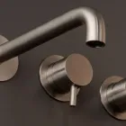 Misturador de Banheira Encastrável em Aço Inox AISI 316L - Garras Viadurini