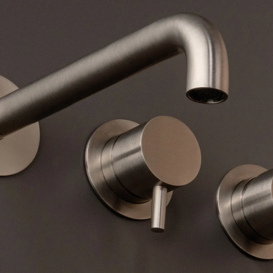 Misturador de Banheira Encastrável em Aço Inox AISI 316L - Garras Viadurini